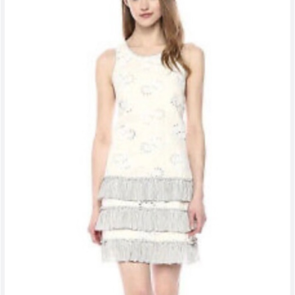 Rebecca Taylor Eyelet, ruffle dress size 10